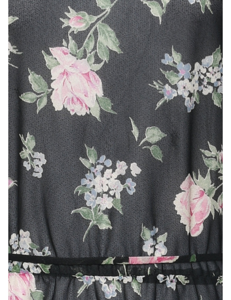 Floral Print Dress - M