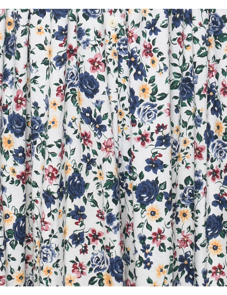 Floral Print Dress - M