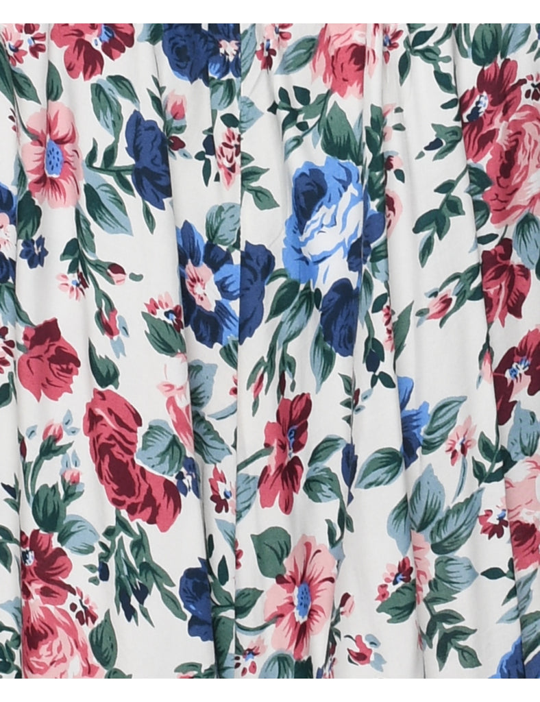 Floral Print Dress - M