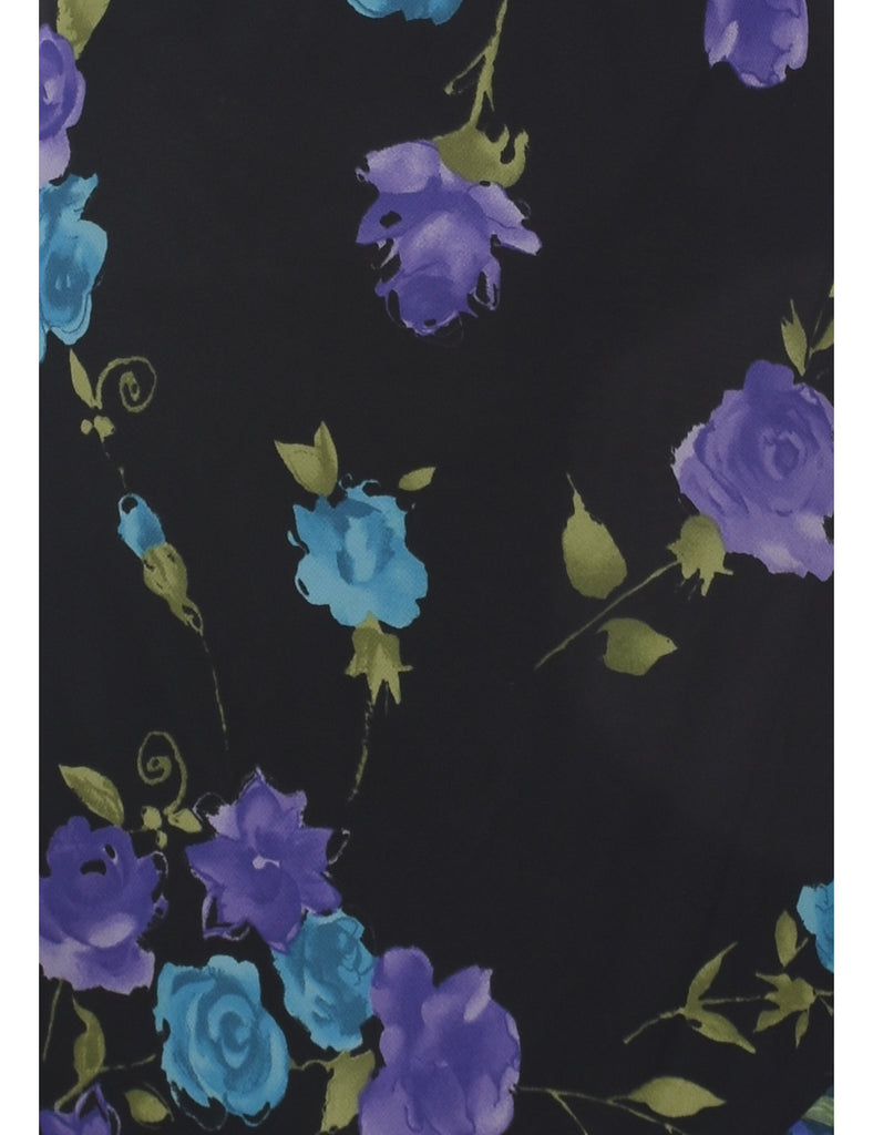 Floral Print Dress - M