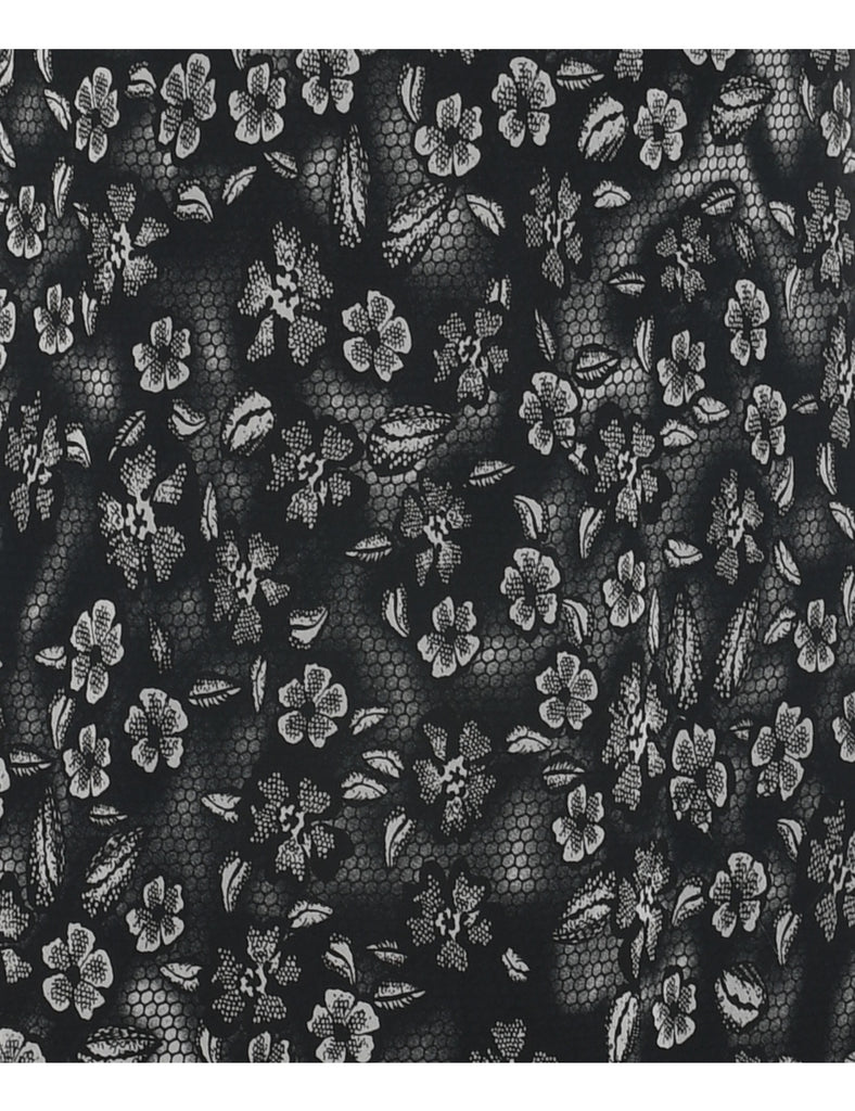Floral Print Dress - M