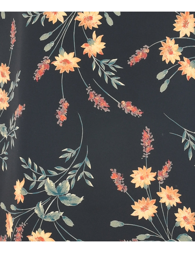 Floral Print Dress - M