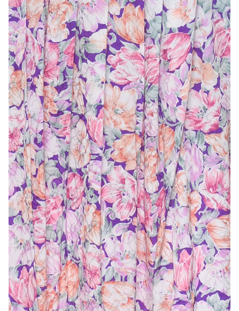 Floral Print Dress - M