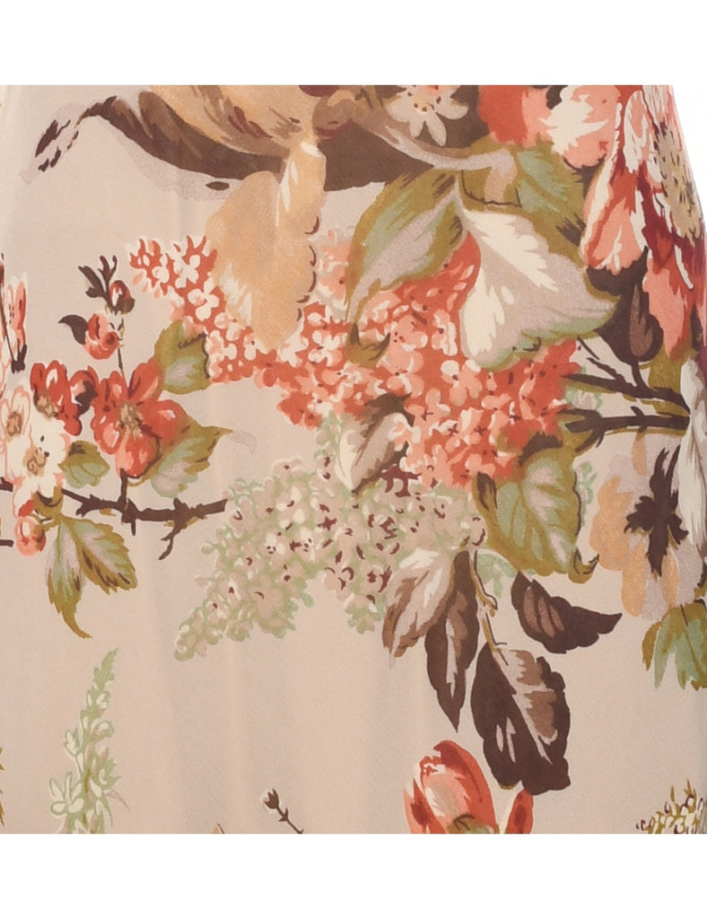 Floral Print Dress - M