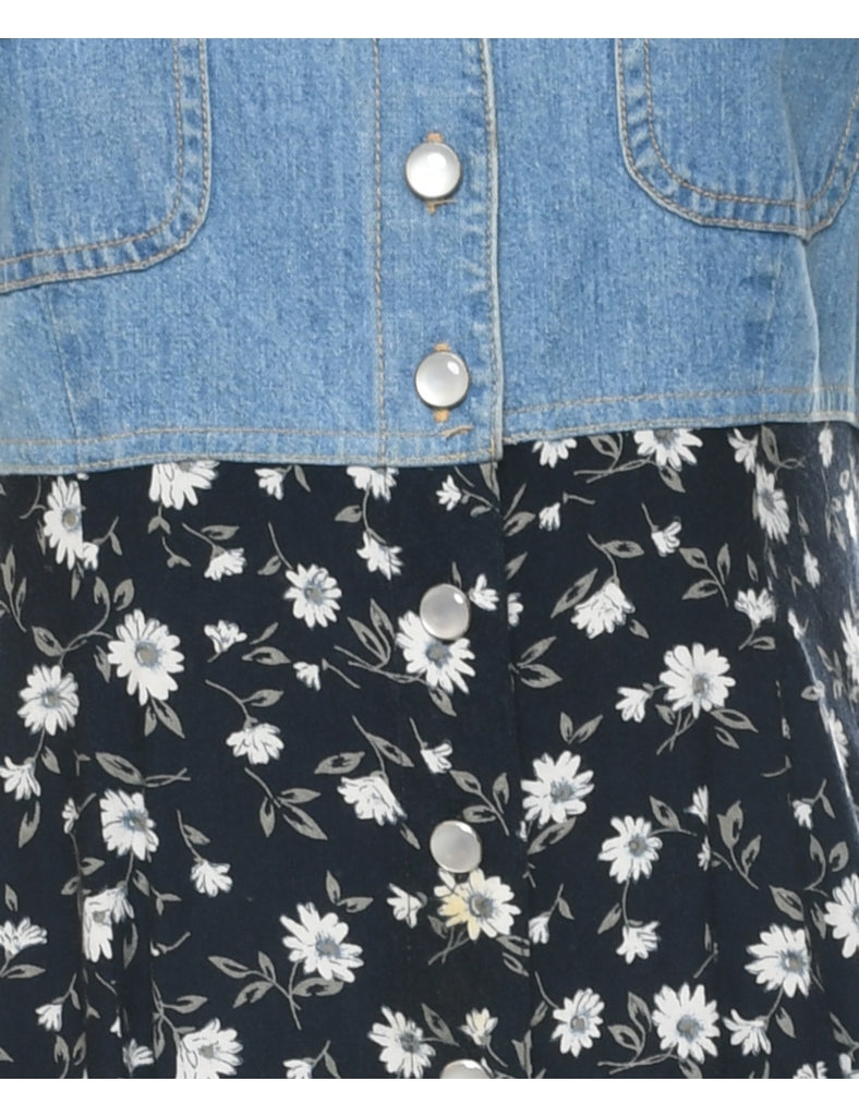 Floral Print Dress - M