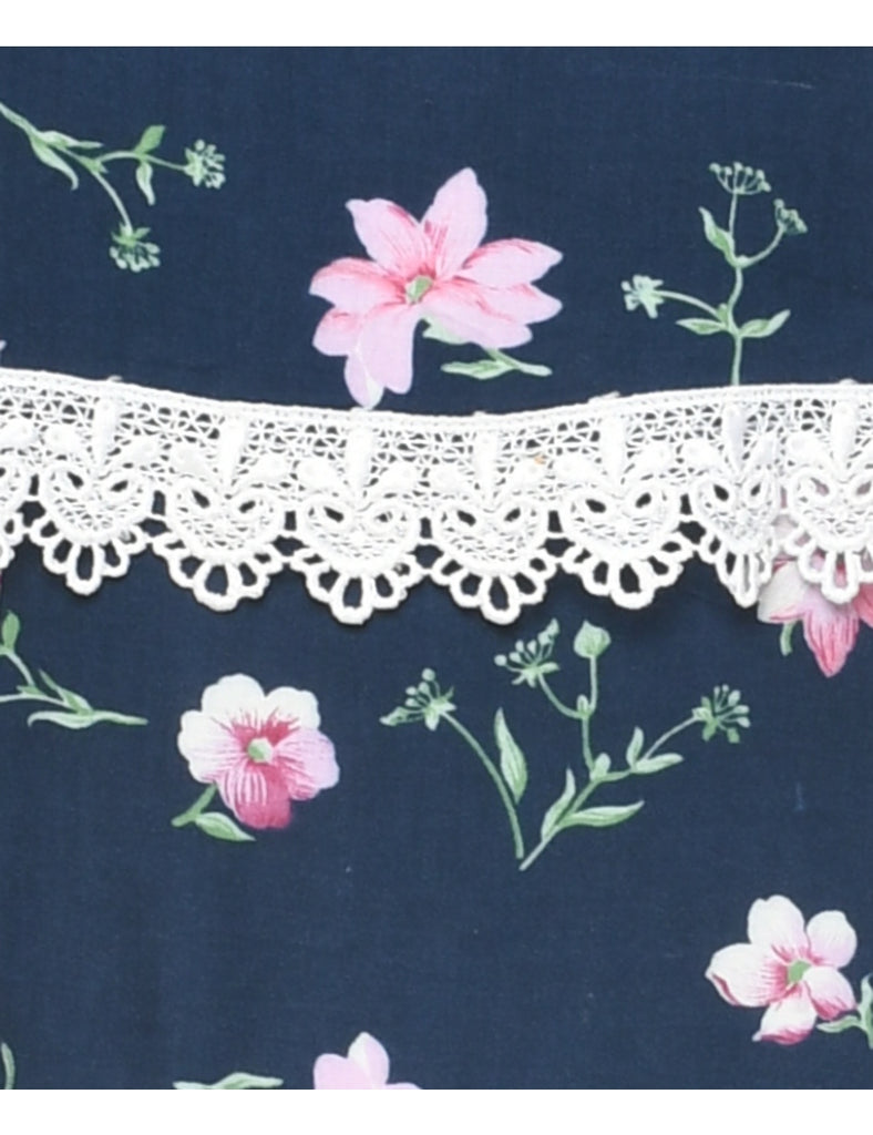 Floral Print Dress - M