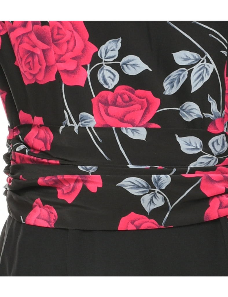 Floral Print Dress - M