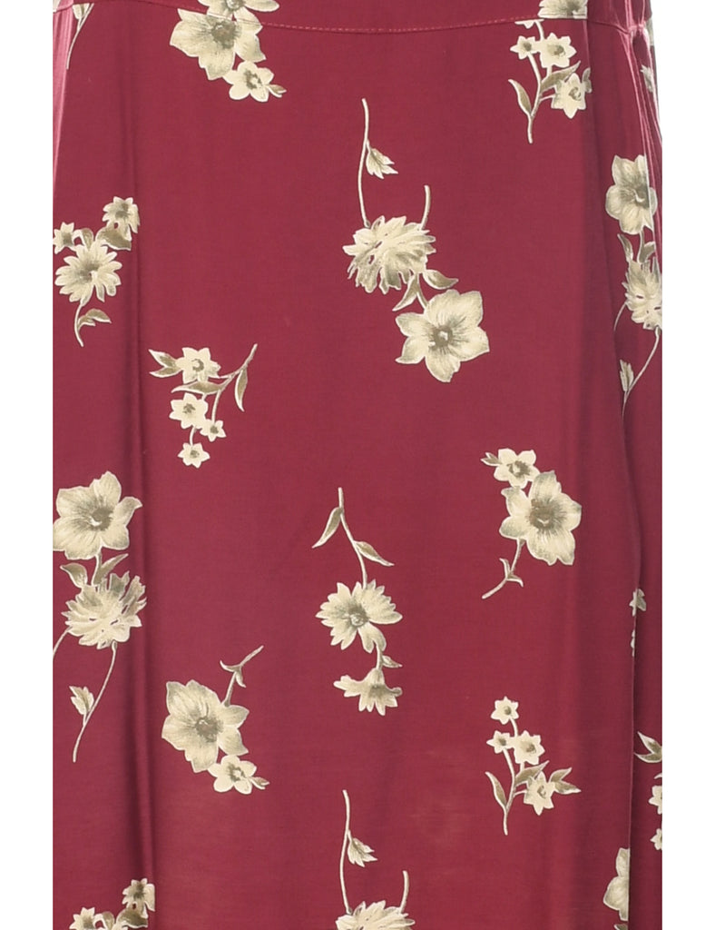 Floral Print Dress - M