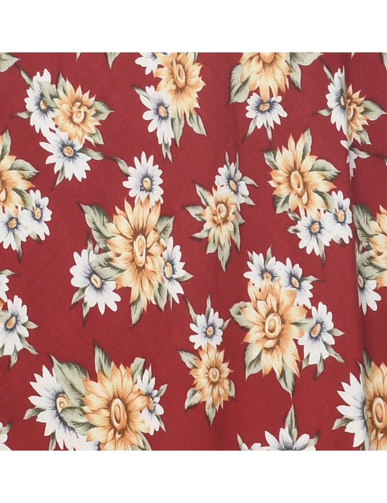 Floral Print Dress - M