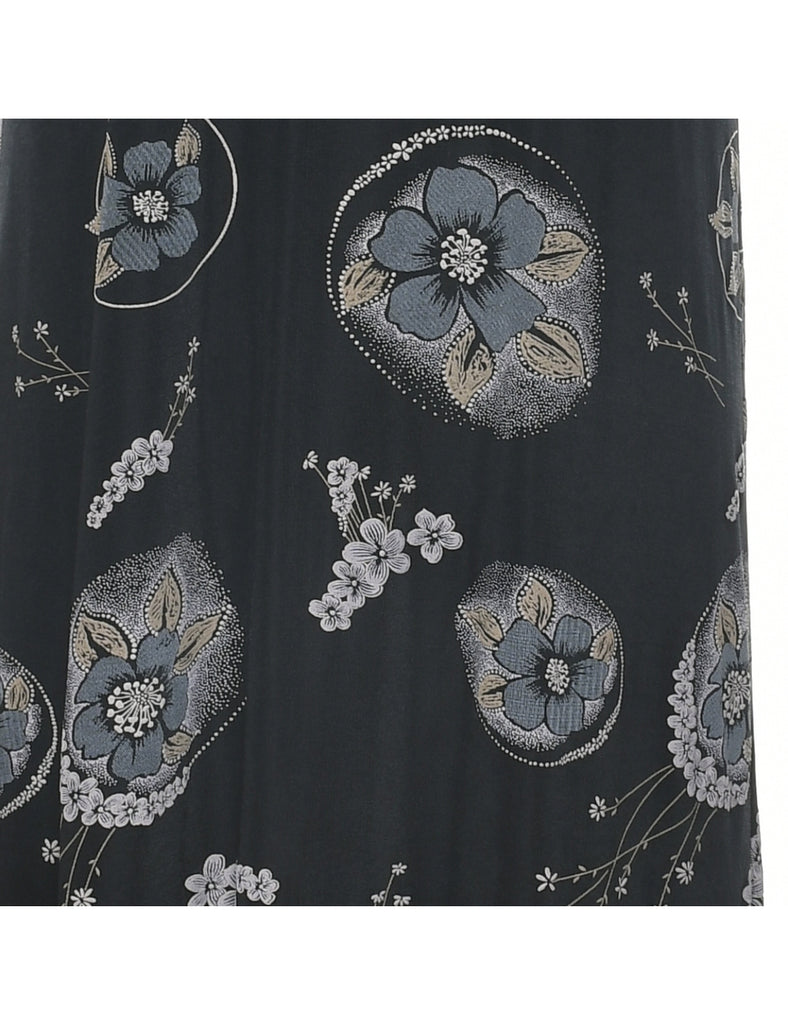 Floral Print Dress - M