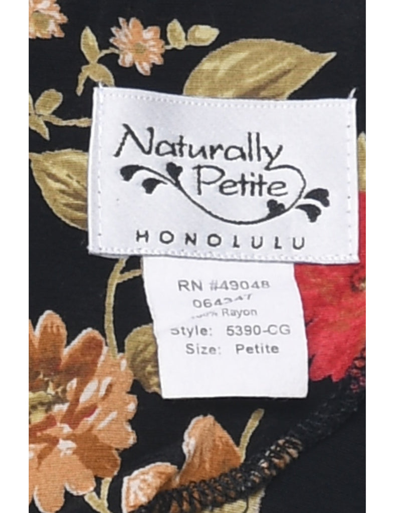 Floral Print Dress - M