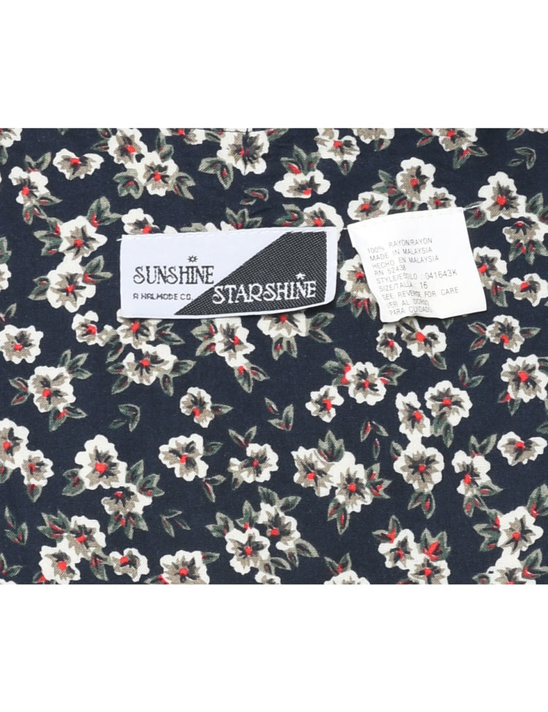 Floral Print Dress - XL