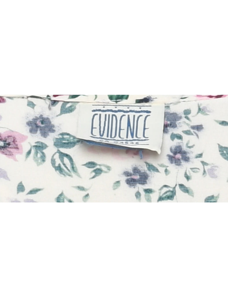 Floral Print Dress - M