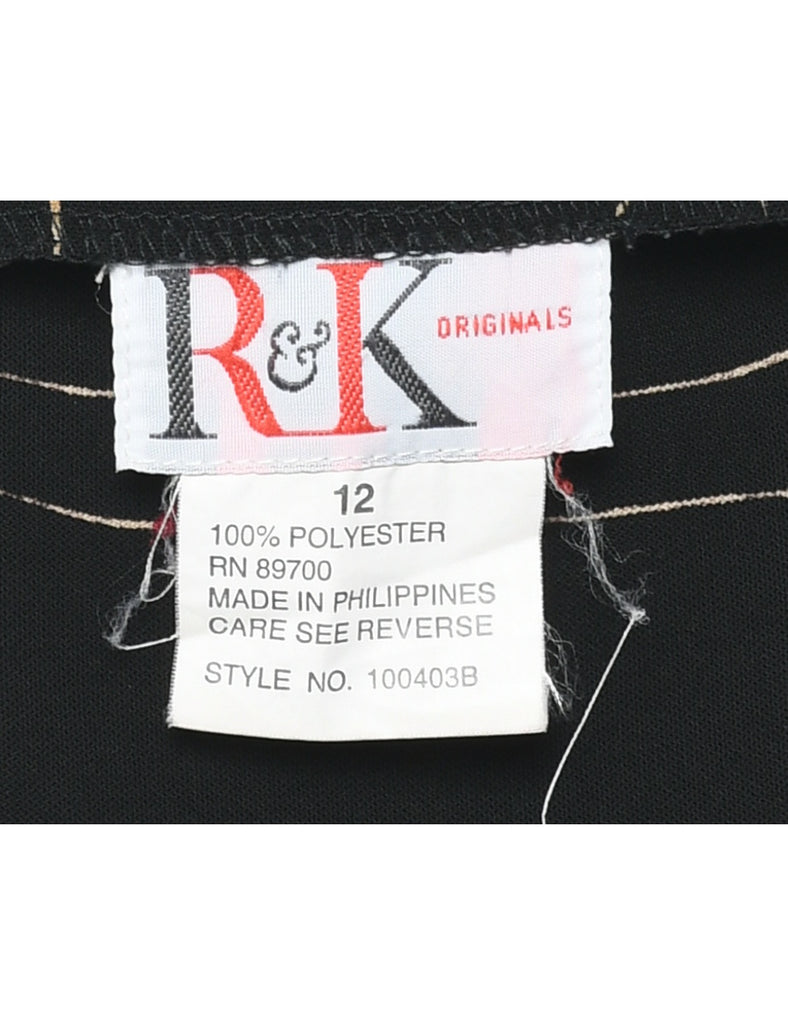 Floral Print Dress - L