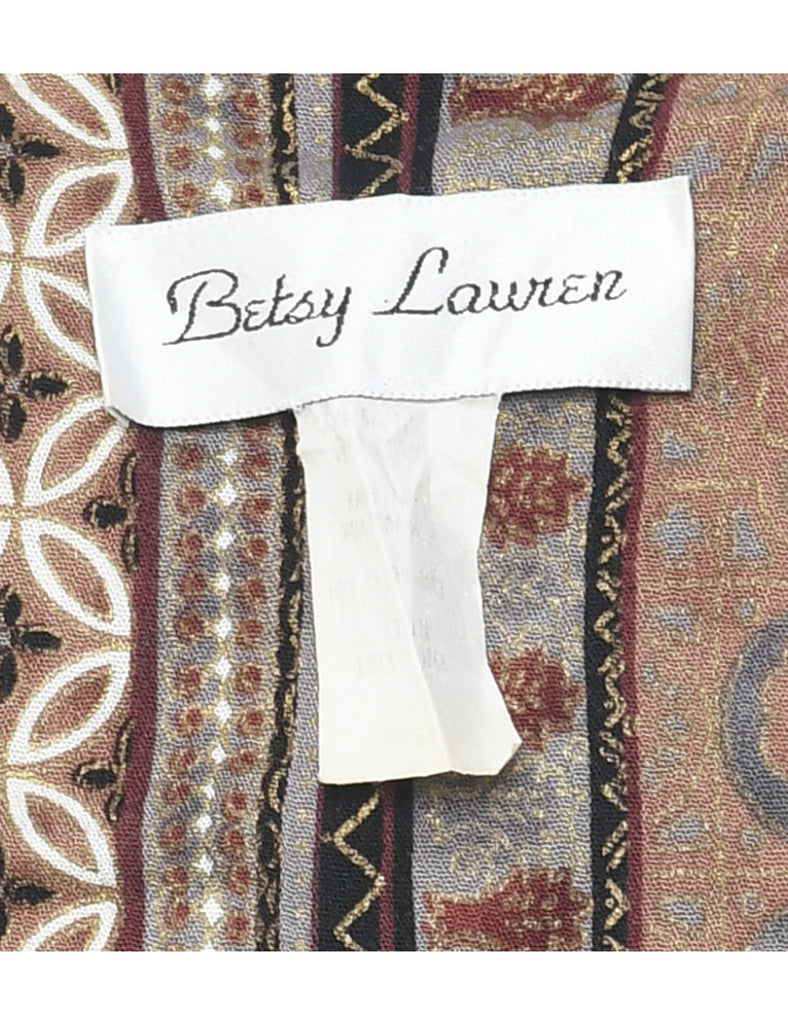 Floral Print Dress - M