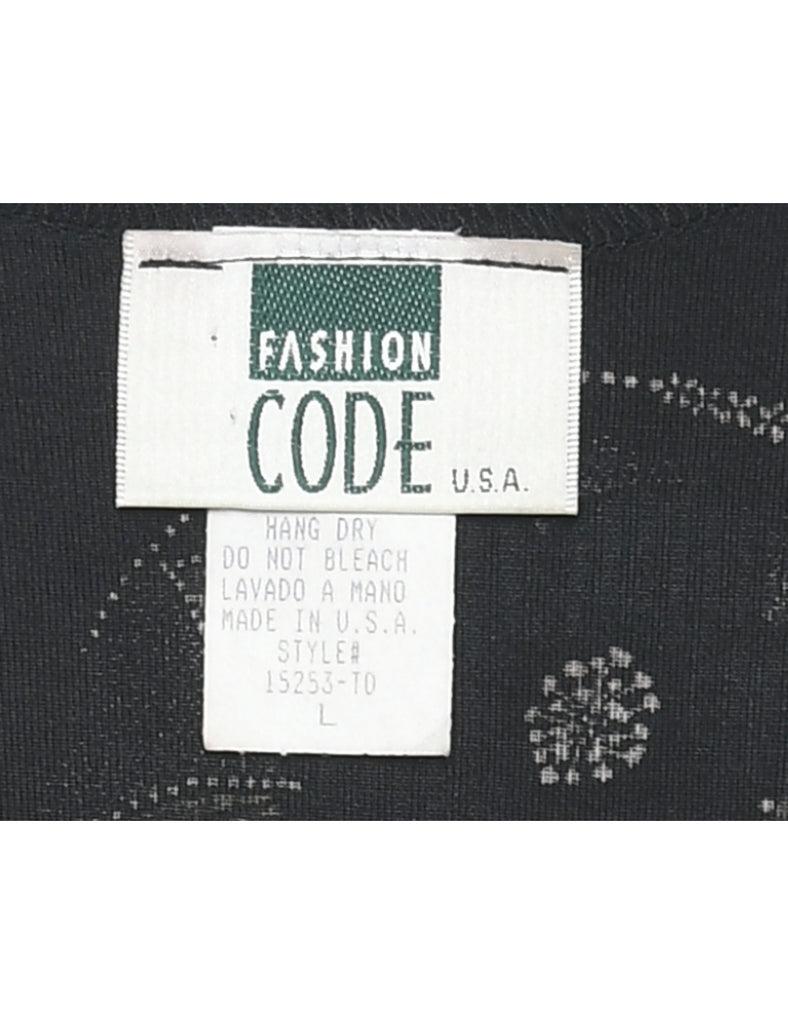 Floral Print Dress - M