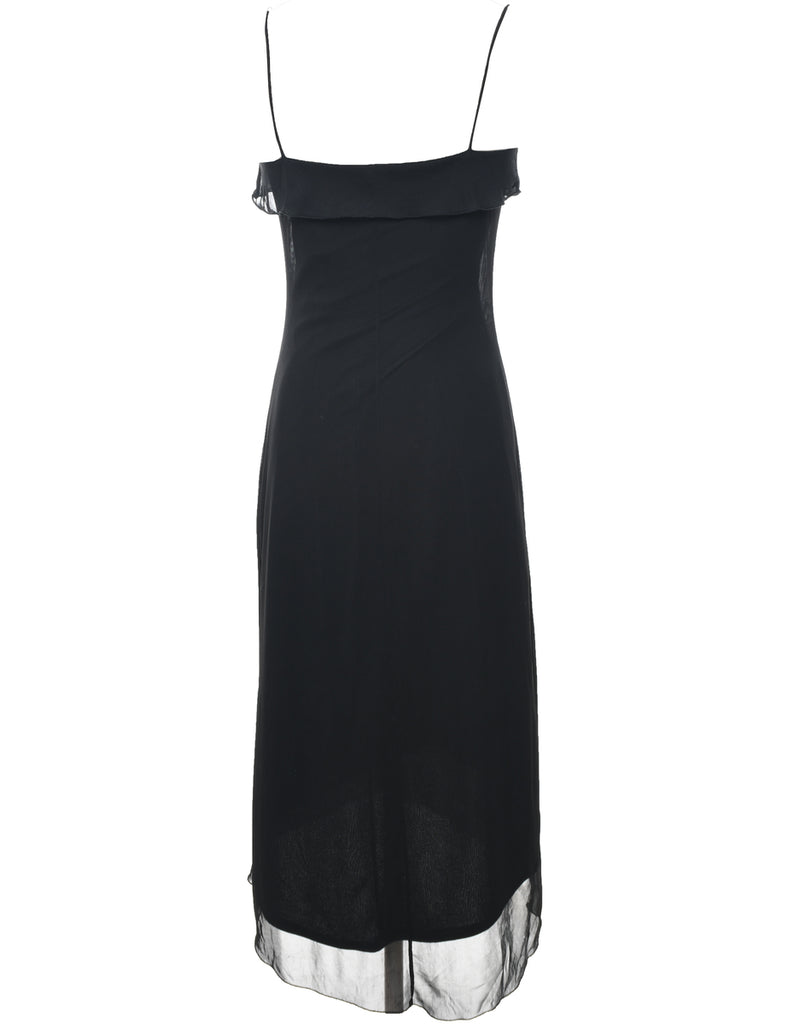 Floral Print Evening Dress - M
