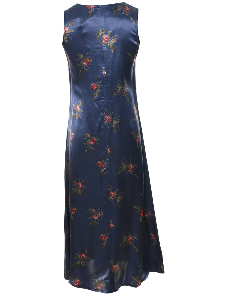 Floral Print Evening Dress - XS