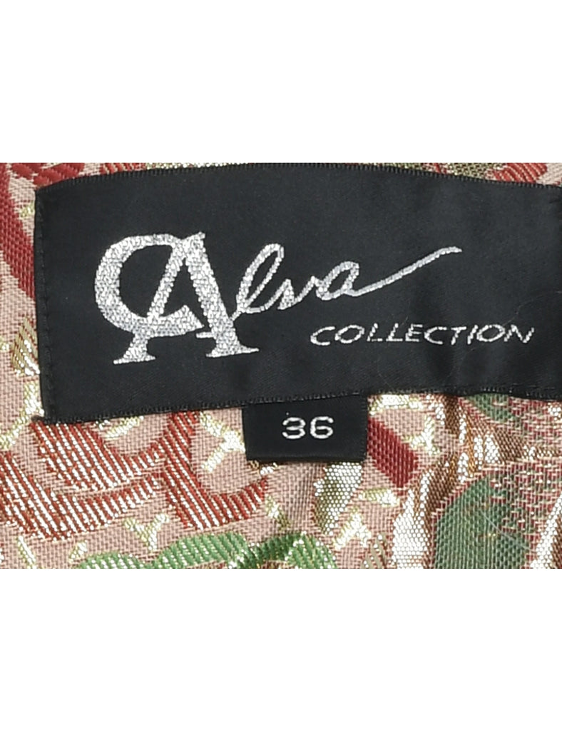 Floral Print Evening Jacket - XS