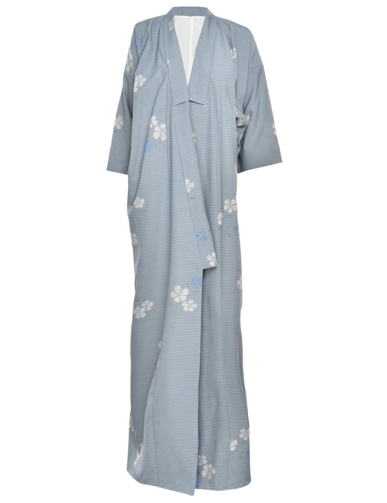 Floral Print Full Length Kimono - XL