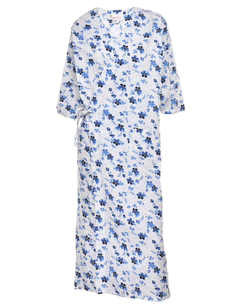 Floral Print Full Length Kimono - M