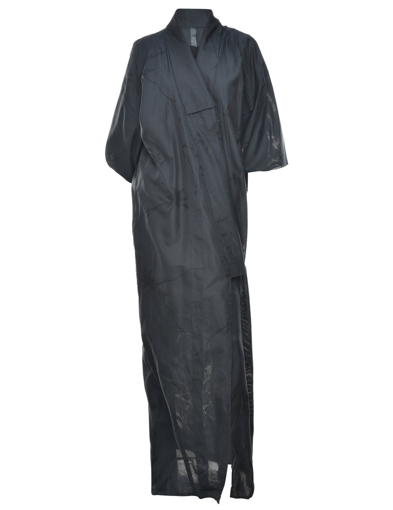 Floral Print Full Length Kimono - XL