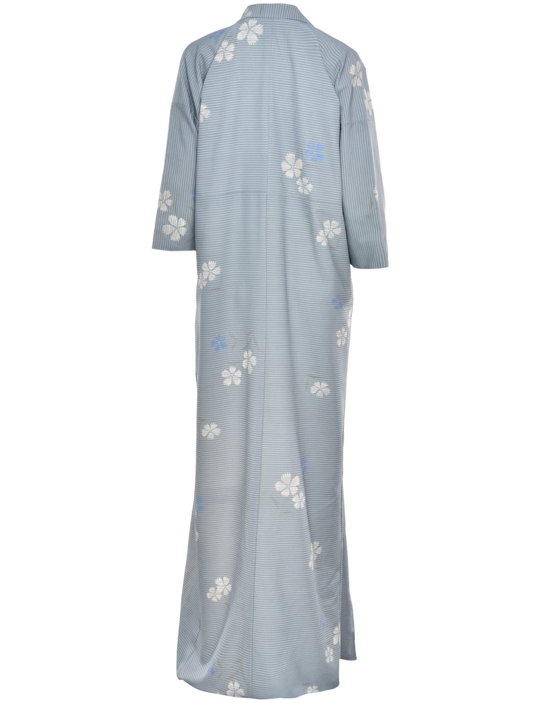 Floral Print Full Length Kimono - XL