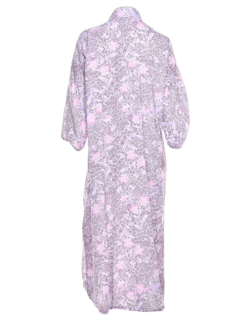 Floral Print Full Length Kimono - M