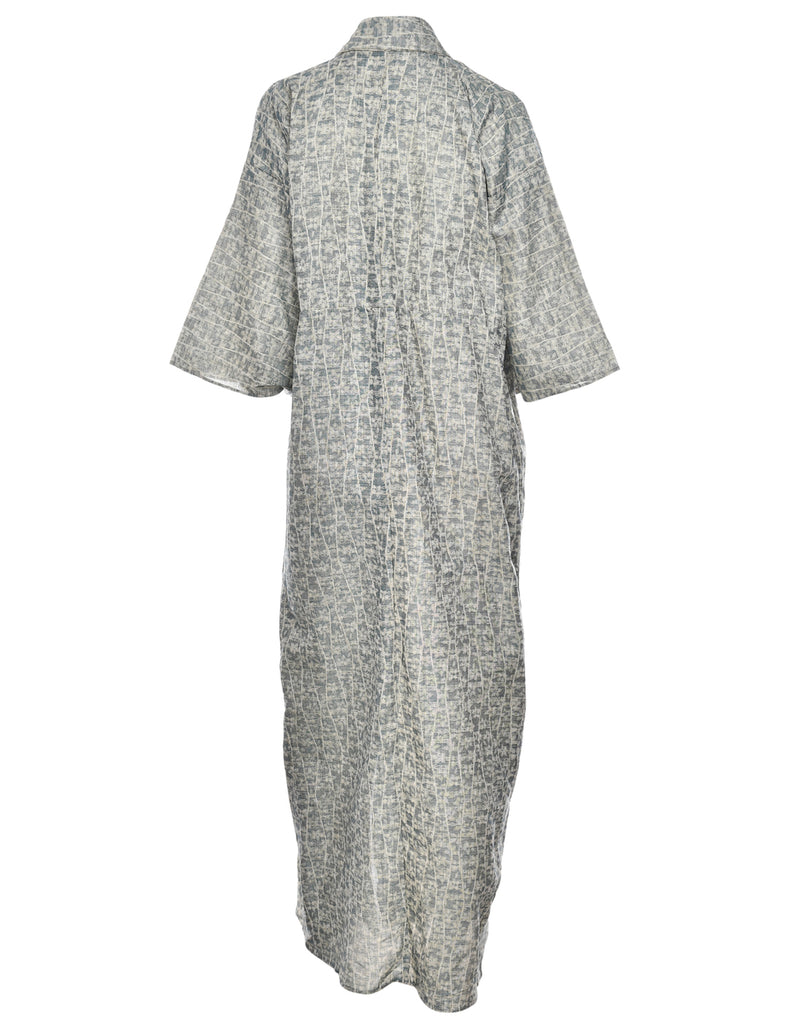 Floral Print Full Length Kimono - L