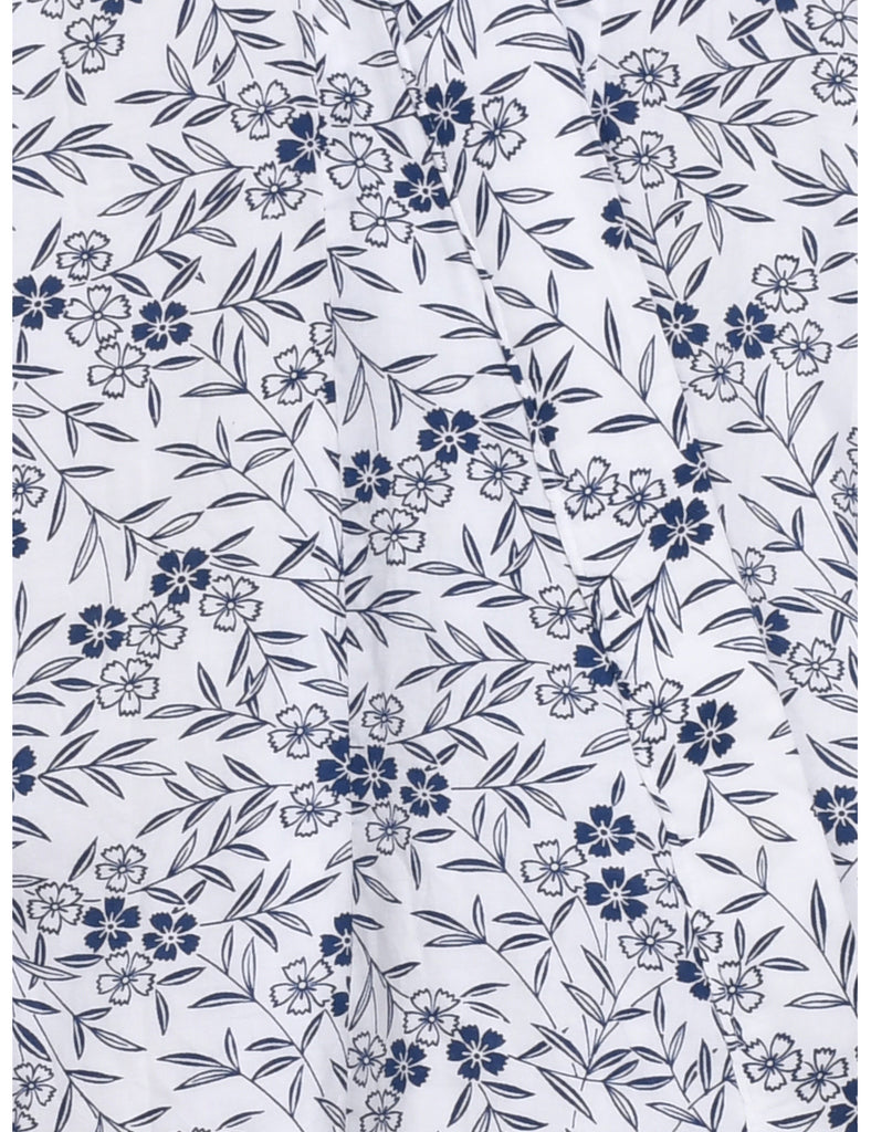 Floral Print Full Length Kimono - XL