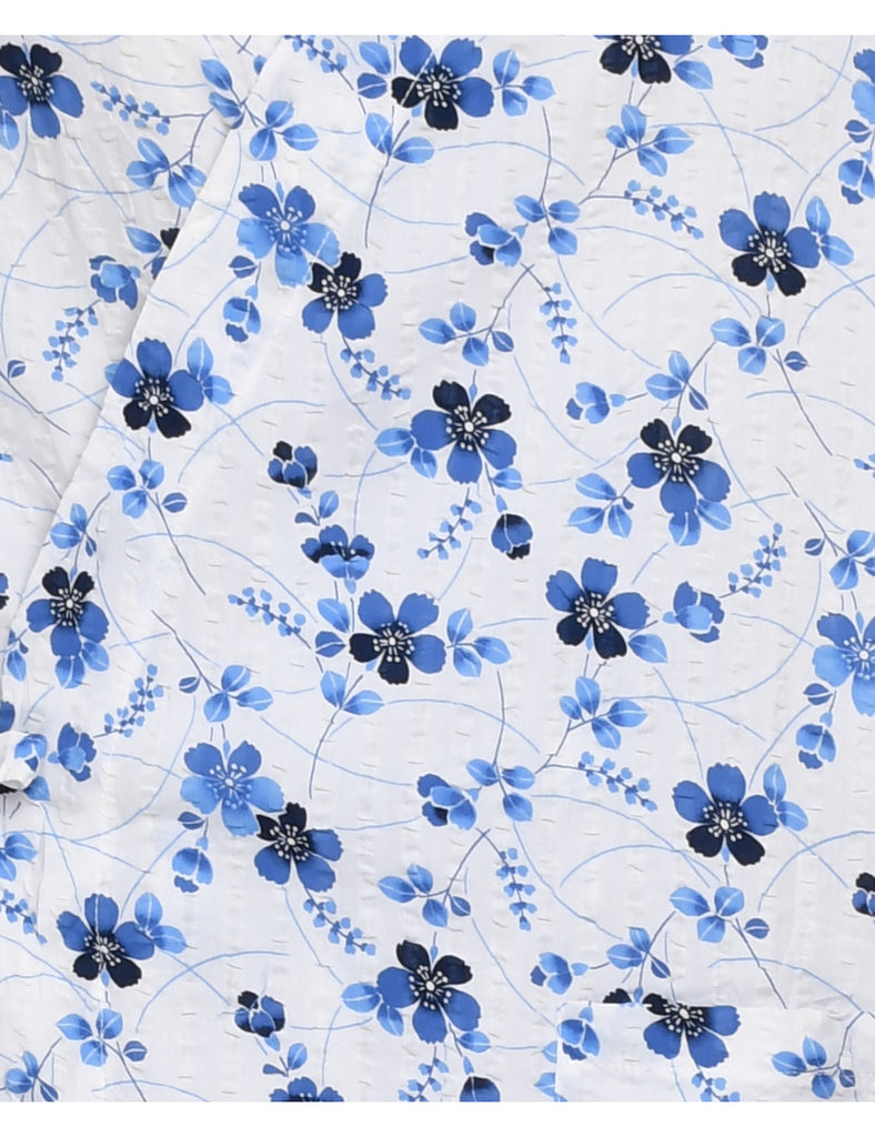 Floral Print Full Length Kimono - M