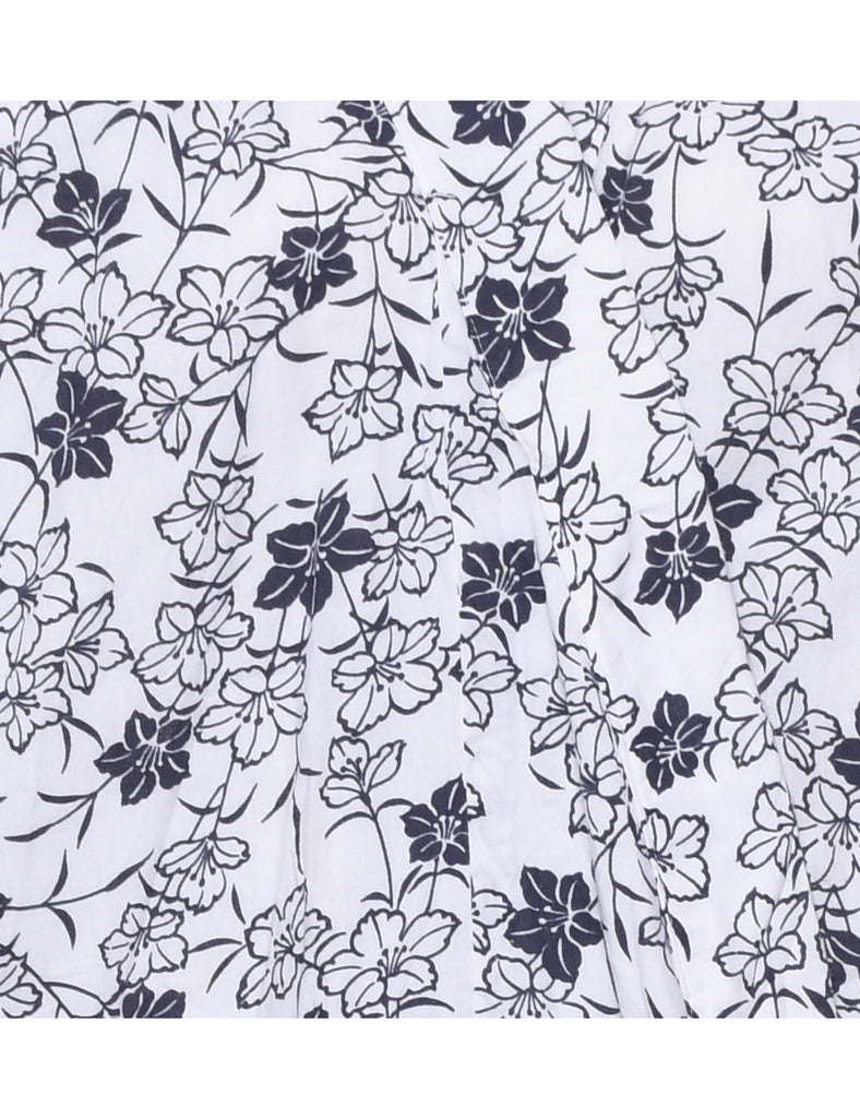 Floral Print Full Length Kimono - M