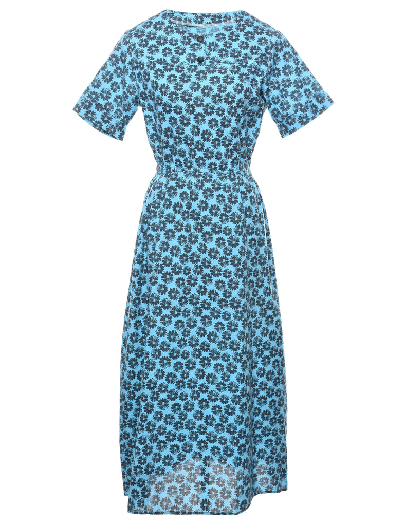 Floral Print Maxi Dress - M