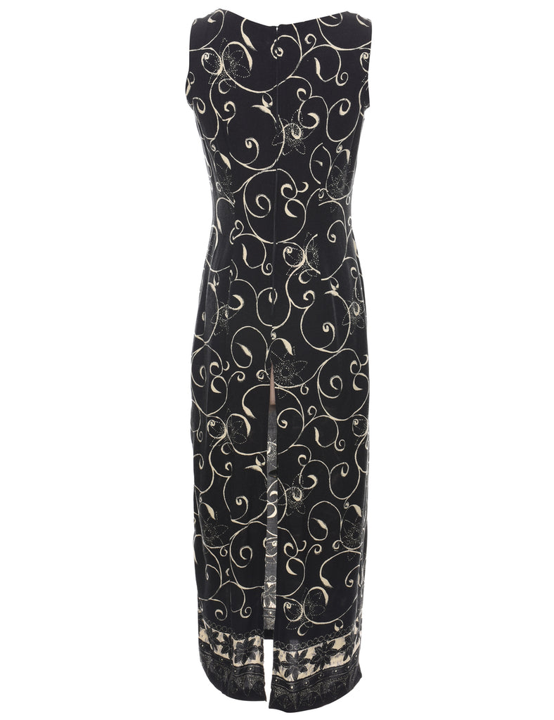 Floral Print Maxi Dress - S