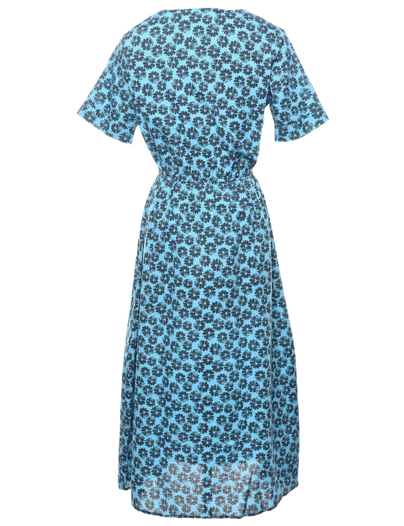 Floral Print Maxi Dress - M