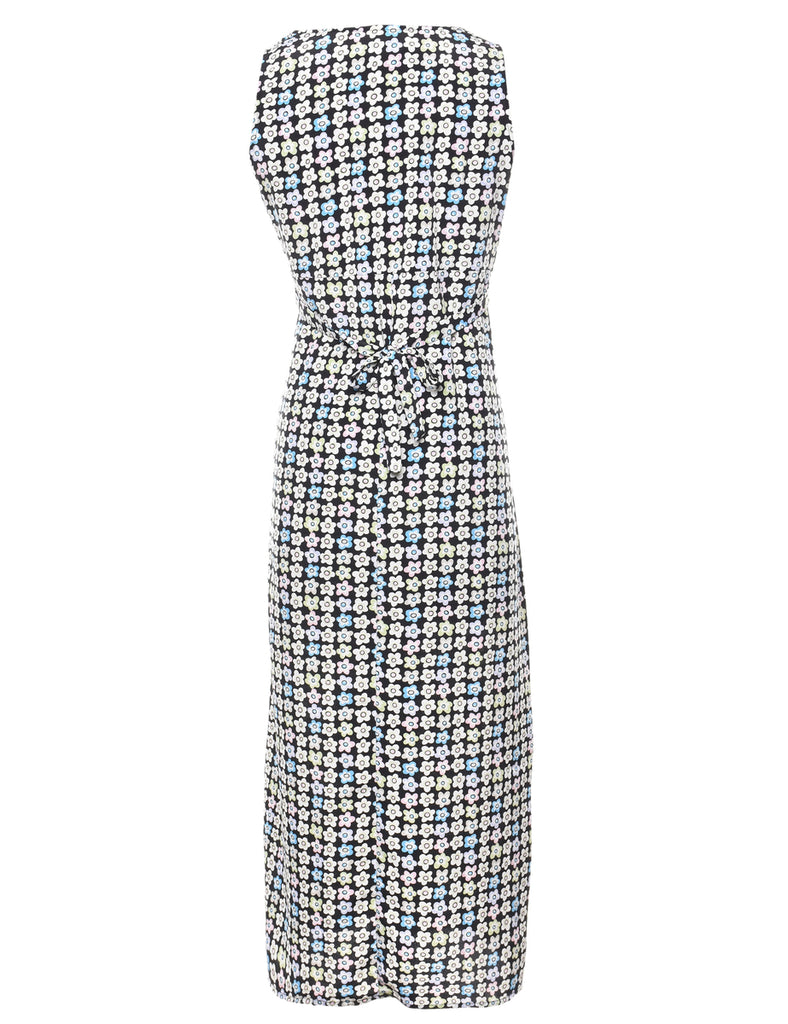 Floral Print Maxi Dress - M