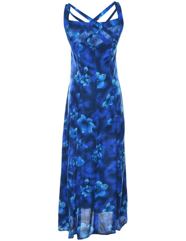 Floral Print Maxi Dress - XL