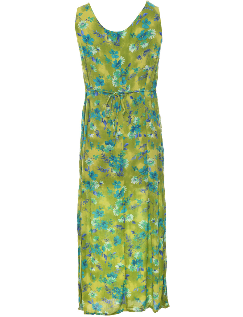 Floral Print Maxi Dress - XL