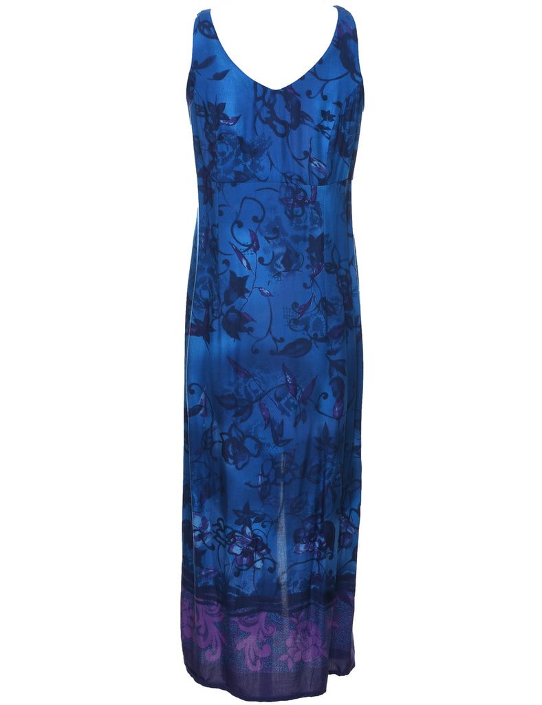 Floral Print Maxi Dress - M