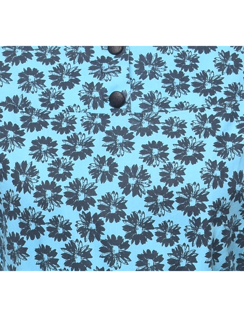 Floral Print Maxi Dress - M
