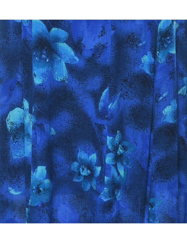 Floral Print Maxi Dress - XL