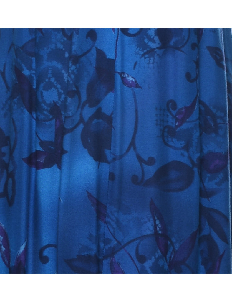 Floral Print Maxi Dress - M