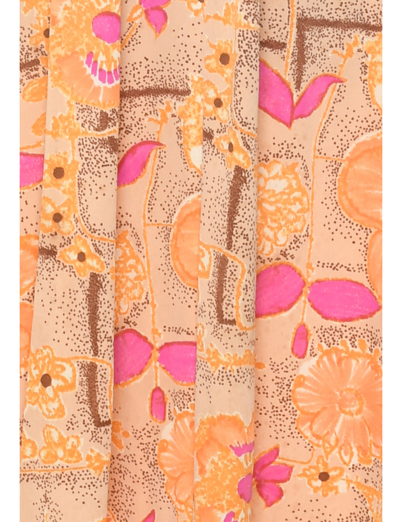 Floral Print Maxi Dress - S