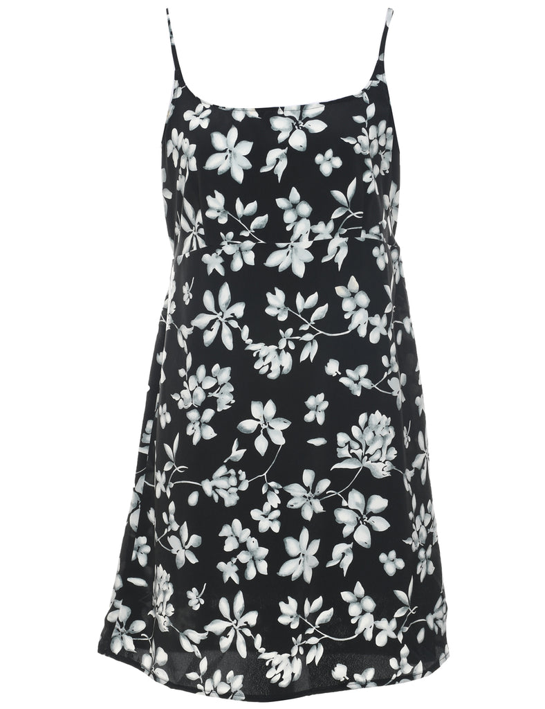 Floral Print Mini Dress - S