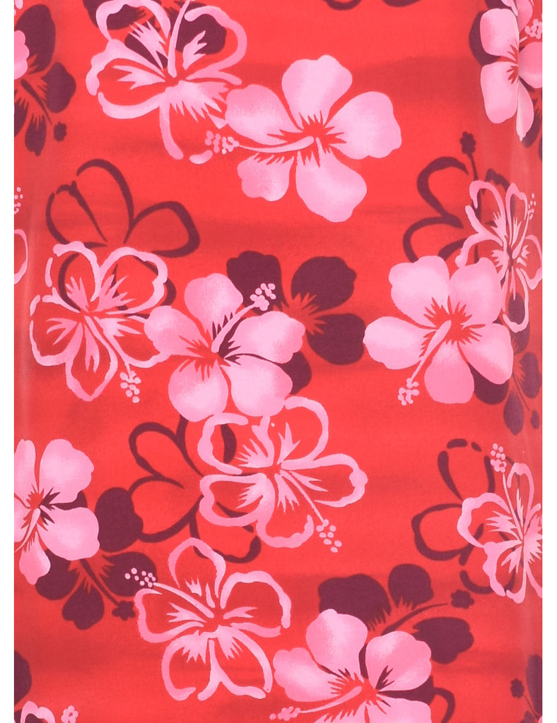 Floral Print Mini Dress - S