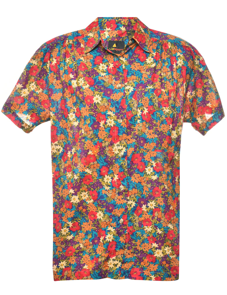 Floral Print Shirt - S