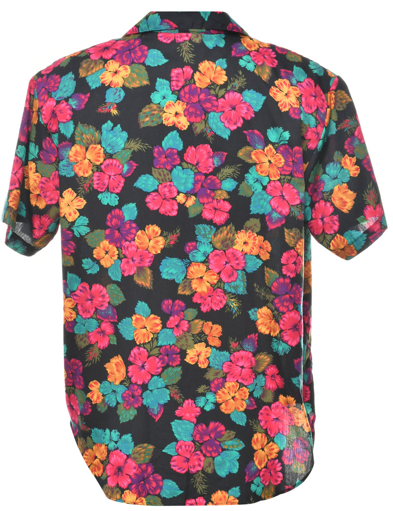 Floral Print Shirt - M