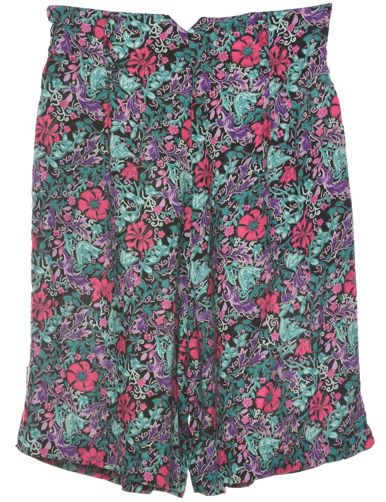 Floral Print Shorts - W26 L8