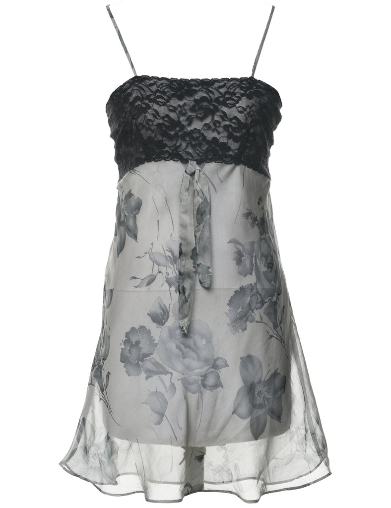 Floral Print Slip - S