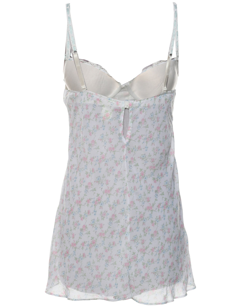 Floral Print Slip - XS